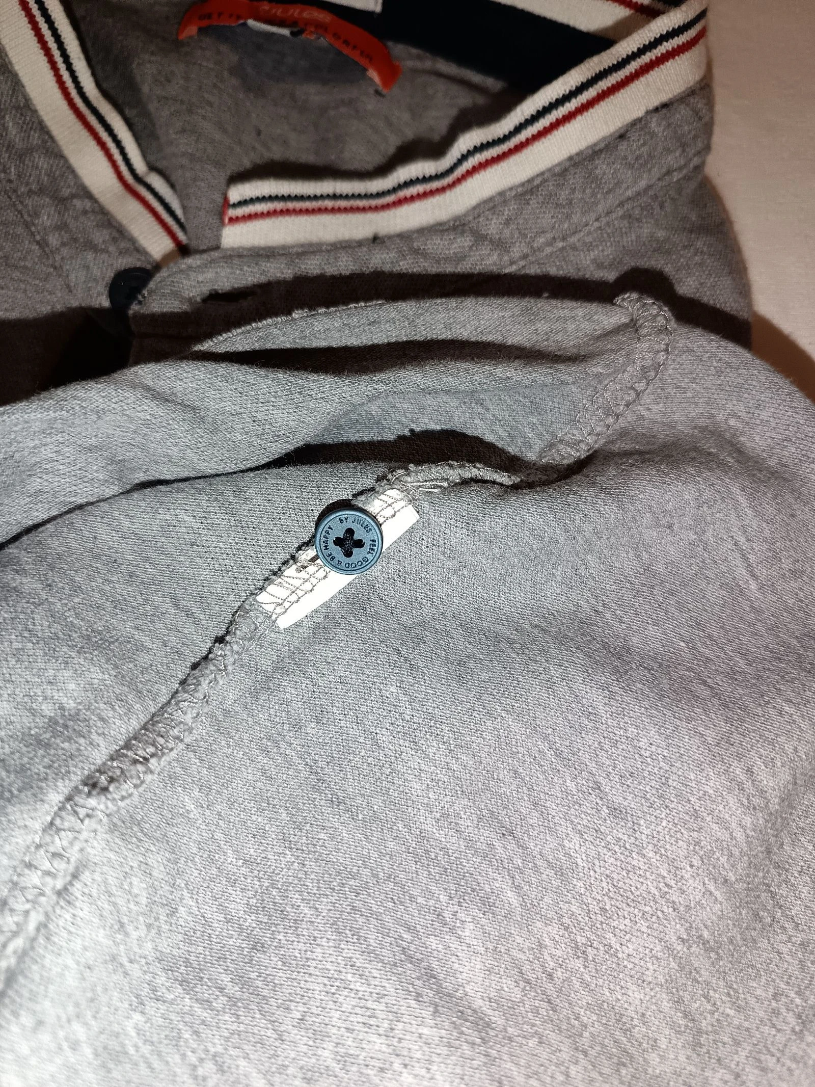Polo cinza Jules corte slim gola oficial tamanho XXL como novo – photo 7